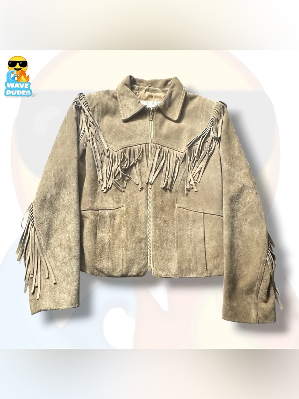 Women’s Wilson’s Suede & Leather Fringe Leather Jacket